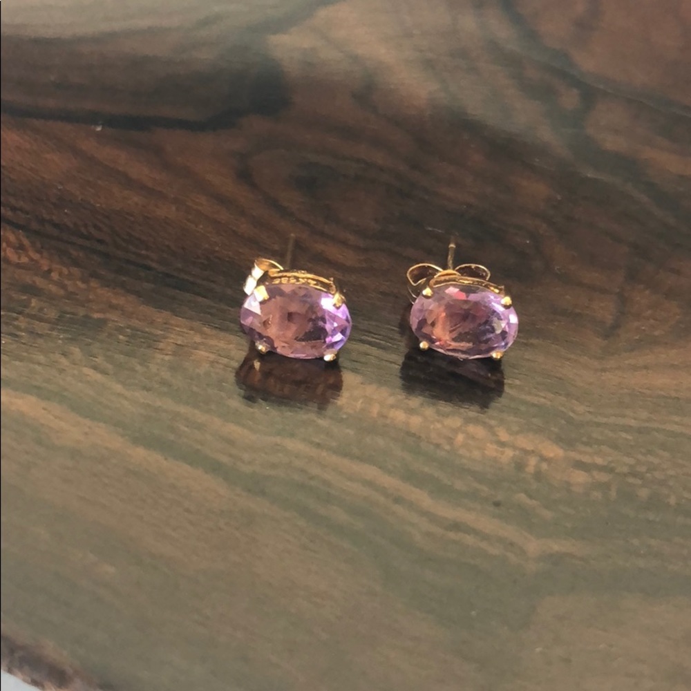 Amethyst earrings